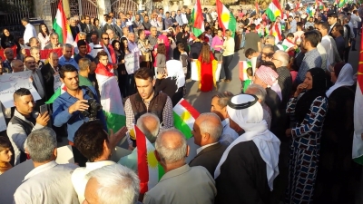 Li Qamişlo ENKS&ecirc;&nbsp; xwen&icirc;şandanek ji bo piştevaniya Serok Barzan&icirc; lidarxist