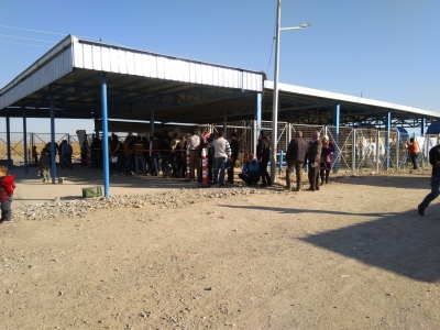 Li Kampa Qoştepe Dezgeha X&ecirc;rxwaz&icirc; ya Barzan&icirc; ȗ UN&ecirc; sope ȗ (koboneke) pere li ser penaberan belav kirin