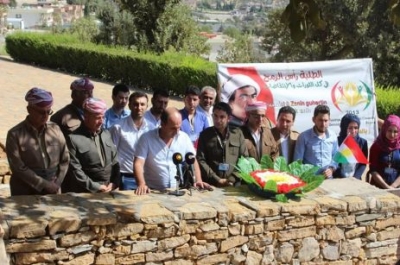 Şandeke YCDK - R seredana mezarê nemiran li Barzan kir