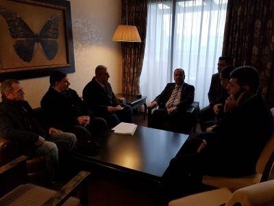 Li Cen&ecirc;v&ecirc; şandeya ENKS&ecirc; bi Her&icirc;r&icirc; re civiya